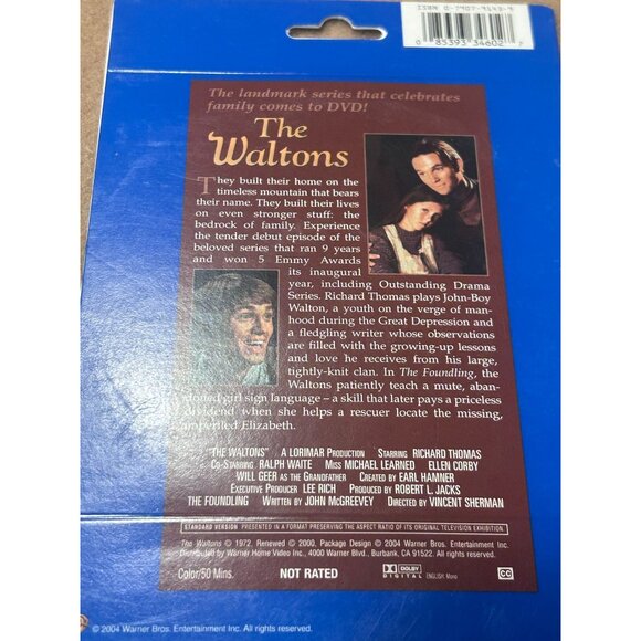 The Waltons The Foundling TV Premiere DVD The Series Debut Episode B4-13-CT - Picture 5 of 6